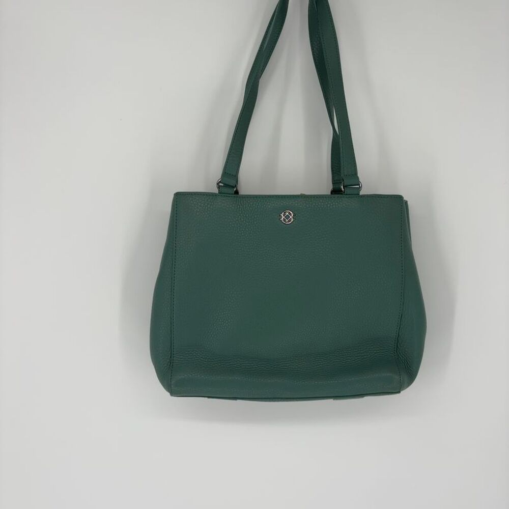 Dagne Dover Leather Tote Liberty Green
